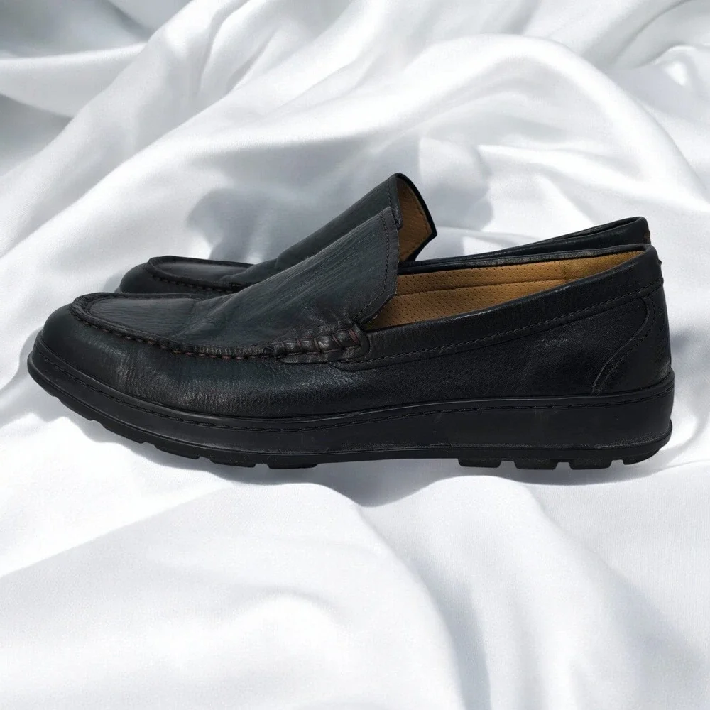 Cole Haan‎ Grandseries Leather Loafers Dress Shoes Slip On Black Men 10M Comfy